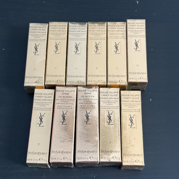 Yves Saint Laurent Other - 3 for$99! NEW YSL Rouge Volupté Candy Glaze Oil-In-Stick Lipsticks Moisturizing